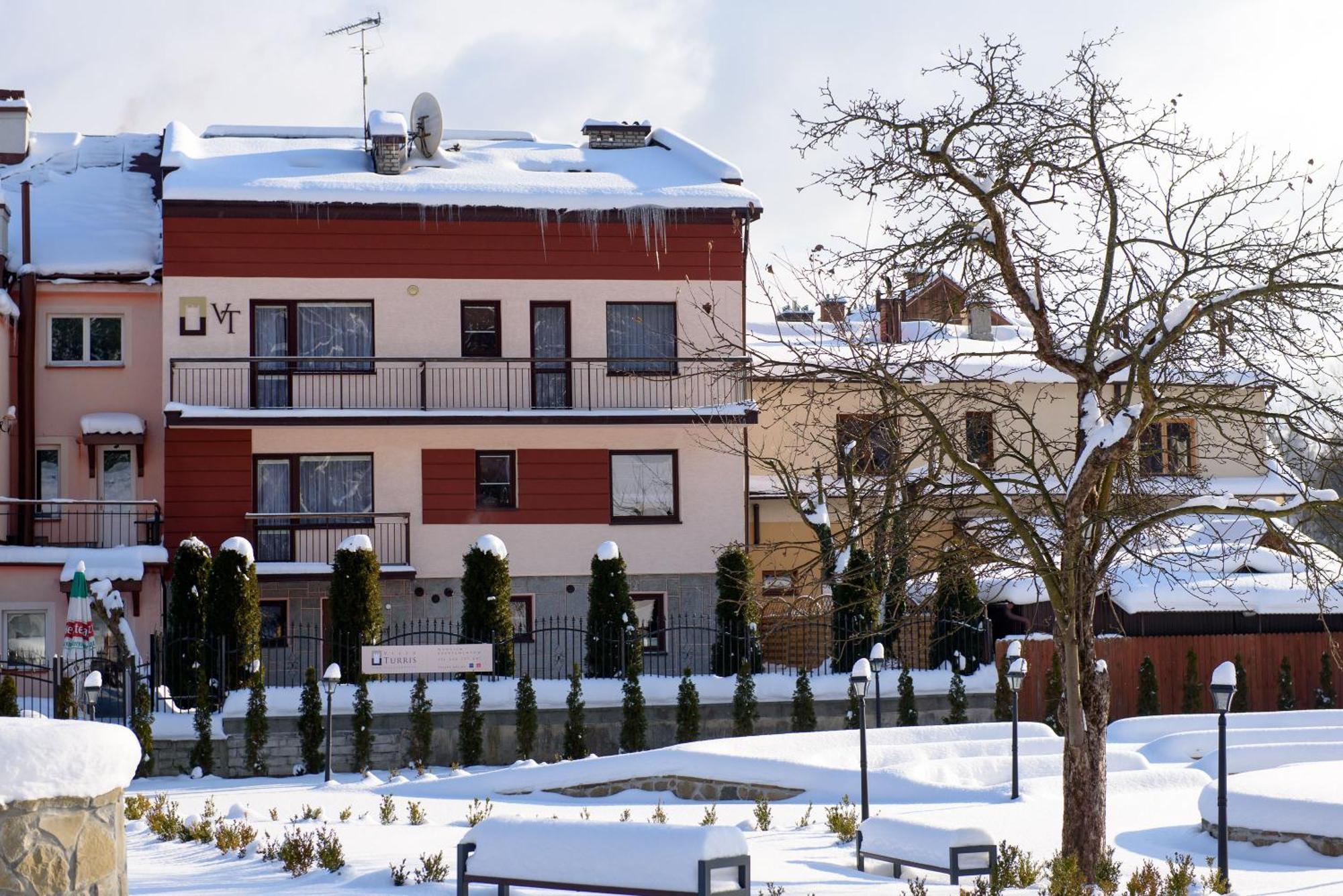 Villa Turris Apartamenty Przy Muszynskim Zamku 穆希纳 外观 照片